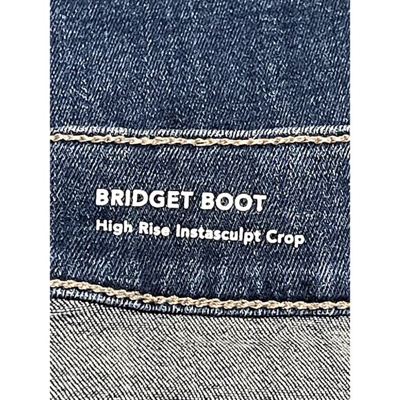 NWT DL1961 Womens Denim Jeans 32 Bridget Boot High Rise Instasculpt Crop Stretch - Picture 4 of 15